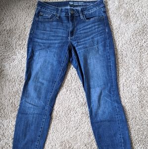 GAP Dark Wash Curvy Skinny Jeans